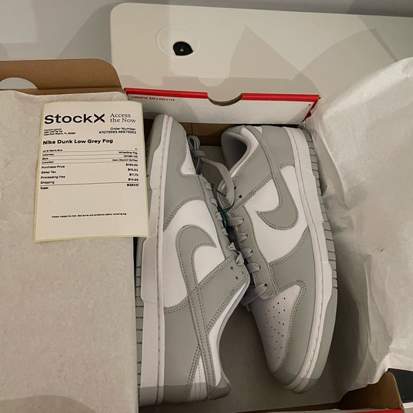 Gray Fog Nike Dunk Low - Picture 1 of 4